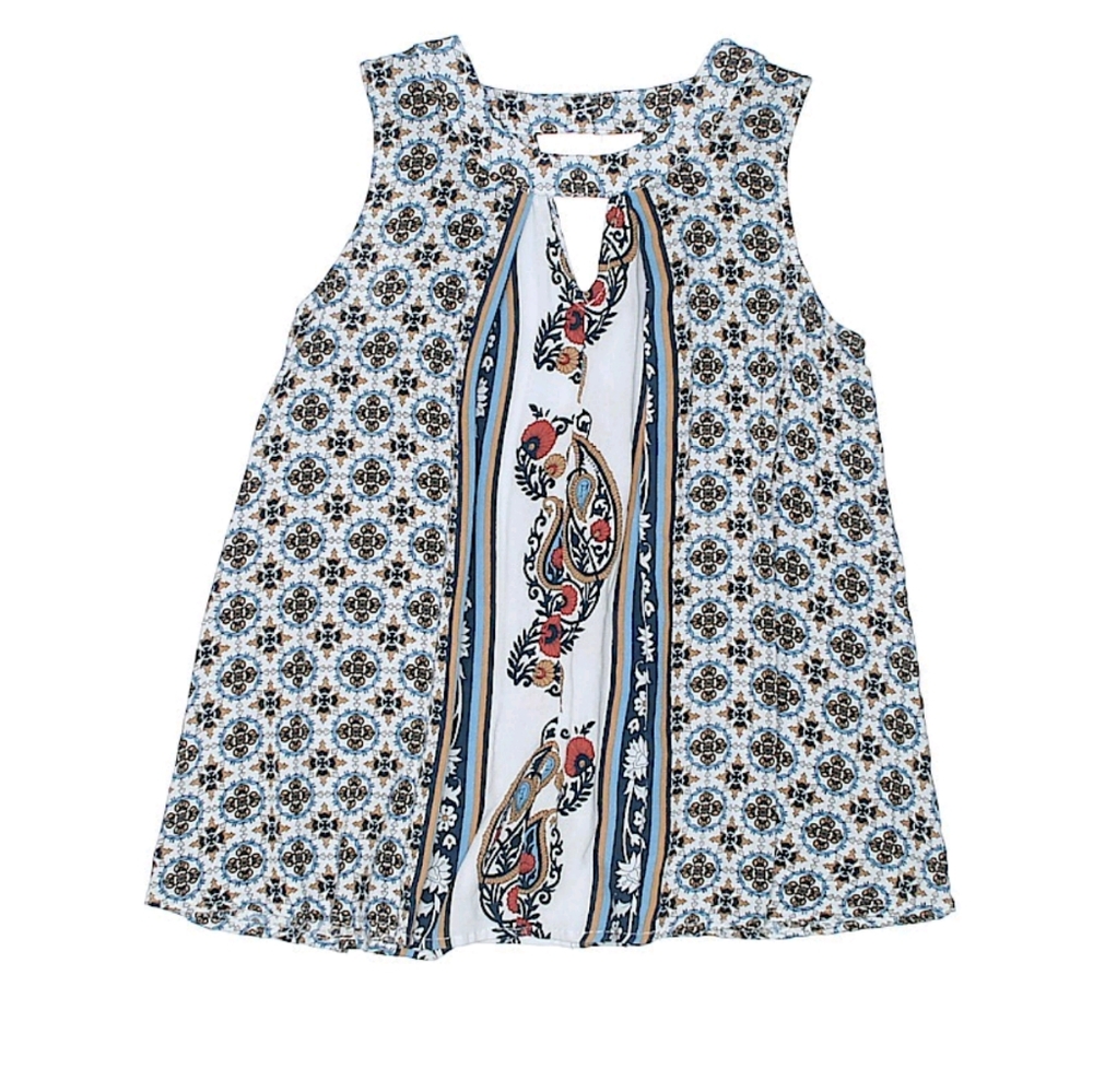 High neck dressy tank